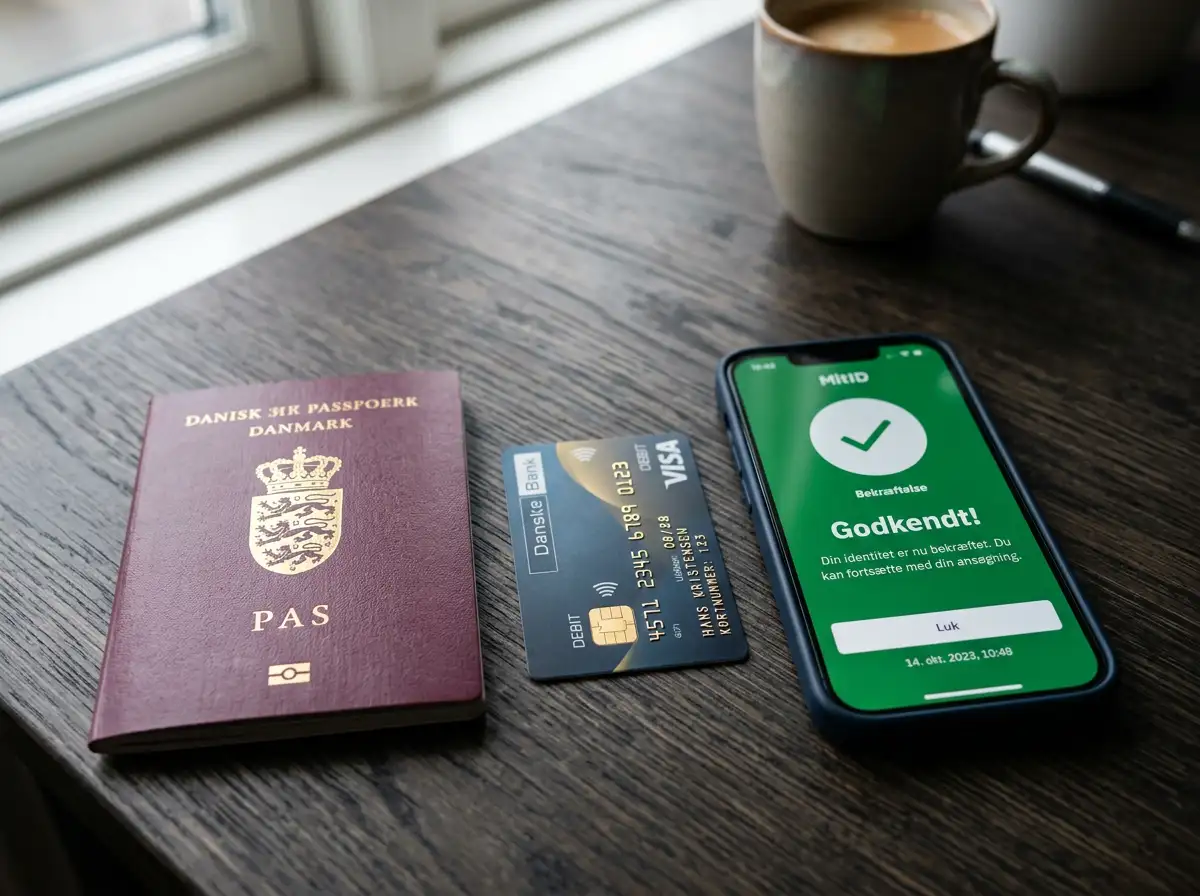 KYC-verificering og MitID-proces for Visa-betting konti i Danmark
